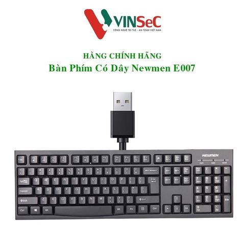 Bàn phím máy tính có dây Newmen E007 - Business Office E007 - Hàng Chính Hãng