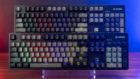 Bàn phím USB chơi game cơ EDRA EK3104L - Hàng Chính Hãng