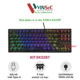  Bàn phím chơi game cơ EDRA EK3287 - Hàng Chính Hãng 