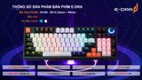  Bàn phím cơ USB có dây EDRA EK398 - Hàng Chính Hãng 