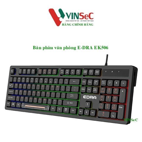 Bàn phím văn phòng game giả cơ EDRA EK506 - Hàng Chính Hãng