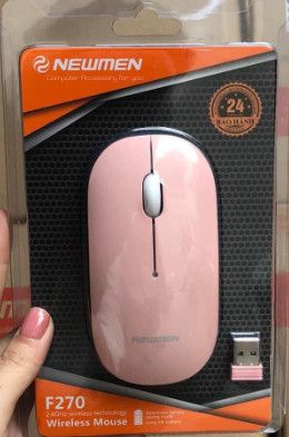 Chuột máy tính không dây Newmen F270, kết nối 2.4Ghz, sử dụng trên nhiều loại bề mặt - Hàng Chính Hãng