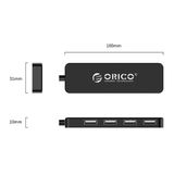  Bộ chia / Hub 4 cổng USB 2.0 Orico FL01-BK - Hàng Chính Hãng 