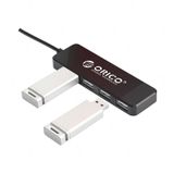  Bộ chia / Hub 4 cổng USB 2.0 Orico FL01-BK - Hàng Chính Hãng 