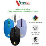  Chuột Logitech G102 / G203 Lightsync Gen 2 - Led RGB, Chỉnh Led Theo Ý Thích Bằng Phần Mềm – Hàng Chính Hãng 