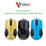  CHUỘT QUANG MÁY TÍNH USB CHUYÊN GAME VĂN PHÒNG CÓ DÂY NEWMEN G7 + -  HÀNG CHÍNH HÃNG 
