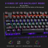  Bàn Phím Cơ Chơi Game Keyboard NEWMEN GM325 usb Led (Phím cơ), 104 Phím, Chống Bấm Đồng Thời, Chương Trình Marco, Có Đèn LED Nền - Hàng Chính Hãng 