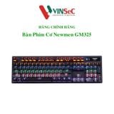  Bàn Phím Cơ Chơi Game Keyboard NEWMEN GM325 usb Led (Phím cơ), 104 Phím, Chống Bấm Đồng Thời, Chương Trình Marco, Có Đèn LED Nền - Hàng Chính Hãng 