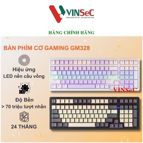 Bàn phím Cơ có dây Newmen GM328, Type C - Hàng Chính Hãng