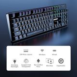  Bàn phím cơ không dây Newmen GM335  Kết nối Type-C & Wireless 2.4Ghz - Hàng Chính Hãng 