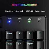  Bàn phím cơ không dây Newmen GM335  Kết nối Type-C & Wireless 2.4Ghz - Hàng Chính Hãng 