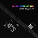  Bàn phím cơ không dây Newmen GM335  Kết nối Type-C & Wireless 2.4Ghz - Hàng Chính Hãng 
