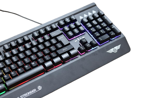 Bàn phím có dây USB giả cơ Newmen GM818 - Mix Led - Hàng Chính Hãng