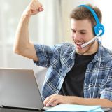  Tai nghe chụp tai Logitech H150 - 2 jack 3.5mm, Mic khử giảm tiếng ồn, âm thanh nổi - Hàng Chính Hãng - Tem DIGIWORLD / VĨNH XUÂN Phân Phối 