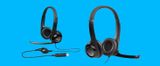  Tai nghe có dây Logitech H390 - Mic giảm ồn, màn loa to rõ, điều khiển trên dây, quai đeo và chụp tai có đệm, kết nối USB-A – Tem DIGIWORLD / VĨNH XUÂN / QUỐC VIỆT Phân Phối 