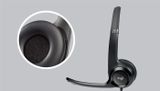  Tai nghe có dây Logitech H390 - Mic giảm ồn, màn loa to rõ, điều khiển trên dây, quai đeo và chụp tai có đệm, kết nối USB-A – Tem DIGIWORLD / VĨNH XUÂN / QUỐC VIỆT Phân Phối 