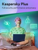  Kaspersky Plus ( Intenet Security ) 1PC/NĂM - Hàng Chính Hãng 