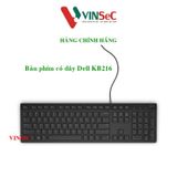  Bàn phím có dây Dell KB216 - Hàng Chính Hãng - Tem FPT Phân Phối 