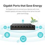  Bộ Chia Tín Hiệu Switch TP-Link LS1008G Để Bàn 8 Cổng 10/100/1000Mbps - Hàng Chính Hãng 
