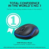 Chuột USB không dây Logitech M185 – Tương thích nhiều thiết bị - Hàng Chính Hãng 