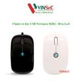  Chuột có dây Newmen M201 mini - Đèn Led - chống trầy - Hàng Chính Hãng 