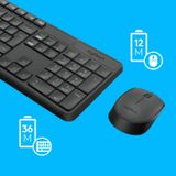 Bộ bàn phím chuột không dây ( Wireless ) Logitech MK235 - Hàng Chính Hãng 