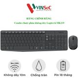 Bộ bàn phím chuột không dây ( Wireless ) Logitech MK235 - Hàng Chính Hãng 