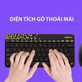  Combo chuột phím không dây Logitech MK240 - nhỏ gọn – Hàng Chính Hãng 
