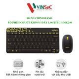  Combo chuột phím không dây Logitech MK240 - nhỏ gọn – Hàng Chính Hãng 