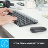  Combo chuột phím Logitech không dây MK470 Slim – Hàng Chính Hãng 