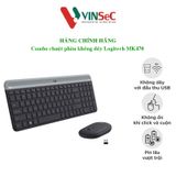  Combo chuột phím Logitech không dây MK470 Slim – Hàng Chính Hãng 
