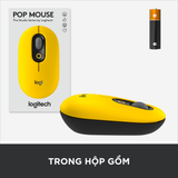  Chuột không dây bluetooth Logitech POP MOUSE - giảm ồn, nút emoji tùy chỉnh NB-POP – Hàng Chính Hãng 