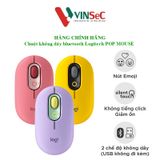  Chuột không dây bluetooth Logitech POP MOUSE - giảm ồn, nút emoji tùy chỉnh NB-POP – Hàng Chính Hãng 