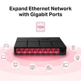  Bộ Chia Tín Hiệu Switch Để Bàn Mercusys MS105G 5 Cổng 10/100/1000 Mbps - Hàng Chính Hãng 