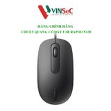  Chuột quang có dây Rapoo N120/N200 - Hàng Chính Hãng 