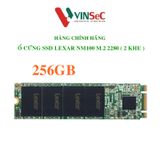  Ổ CỨNG SSD LEXAR NM100 M.2 2280 ( 2 KHE ) 256GB - HÀNG CHÍNH HÃNG 