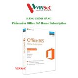  Phần mềm Office 365 Home English APAC EM Subscr 1YR Medialess P2 ( Mã Sản Phẩm: 6GQ-00757) 