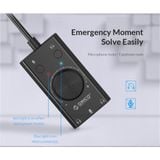  Bộ Chuyển Đổi Card Âm Thanh USB 2.0 ORICO-SC2-BK-BP  Sang Mic + Loa - Hàng Chính Hãng 