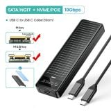  Box ổ cứng ORICO M.2 NVMe SSD 10Gbps USB 3.2 Gen2 PDDM2C3-G2 - Hàng Chính Hãng 
