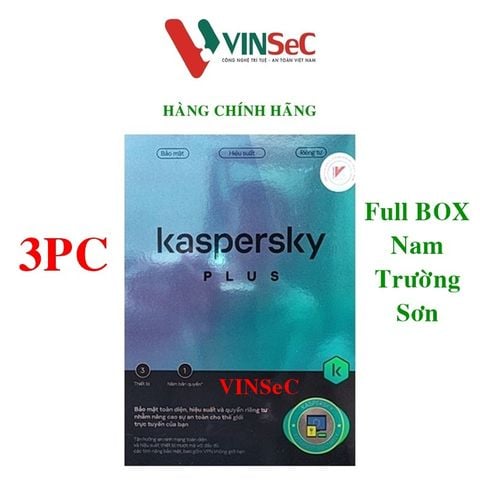 Kaspersky Plus ( Internet Security ) 3PC/NĂM - Hàng Chính Hãng