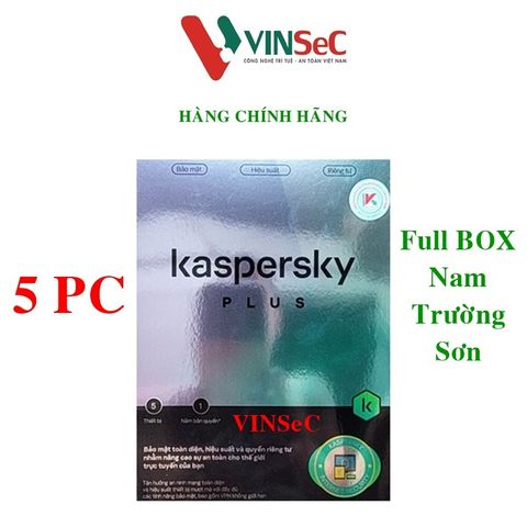 Kaspersky Plus ( Internet Security ) 5PC/NĂM - Hàng Chính Hãng
