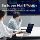  Bộ chuyển đổi đa năng 6 trong 1 cổng Type-C Orico PW11-6PR-SV-EP - Hàng Chính Hãng 