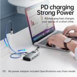  Bộ chuyển đổi đa năng 6 trong 1 cổng Type-C Orico PW11-6P-GY-EP - Hàng Chính Hãng 