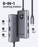  Bộ chuyển đổi đa năng 6 trong 1 cổng Type-C Orico PW11-6P-GY-EP - Hàng Chính Hãng 