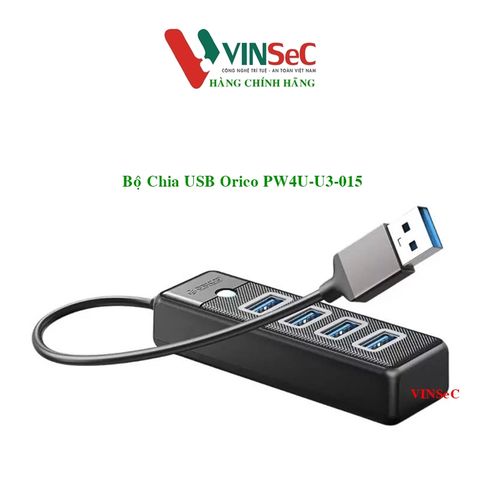 Bộ Chia Orico USB-A sang 4 cổng USB 3.0 PW4U-U3-015 - Hàng Chính Hãng