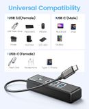  HUB Type C ra 1 cổng TYPE C + 2 Cổng USB 3.0 Orico PWC2U-C3 - Hàng Chính Hãng 