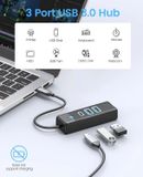  HUB Type C ra 1 cổng TYPE C + 2 Cổng USB 3.0 Orico PWC2U-C3 - Hàng Chính Hãng 