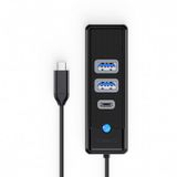  HUB Type C ra 1 cổng TYPE C + 2 Cổng USB 3.0 Orico PWC2U-C3 - Hàng Chính Hãng 