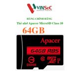  Thẻ nhớ Apacer MicroSD 64GB Class 10 - Hàng Chính Hãng 