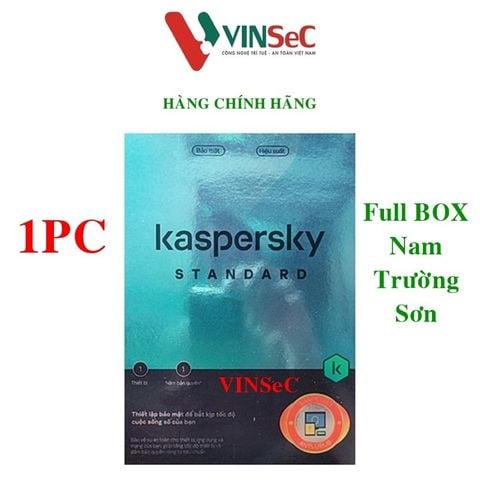 Kaspersky Standard ( Anti Virus ) 1PCS/NĂM - Hàng Chính Hãng